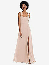 Front View Thumbnail - Cameo Contoured Wide Strap Sweetheart Maxi Dress