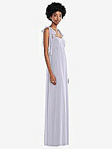 Side View Thumbnail - Silver Dove Convertible Tie-Shoulder Empire Waist Maxi Dress