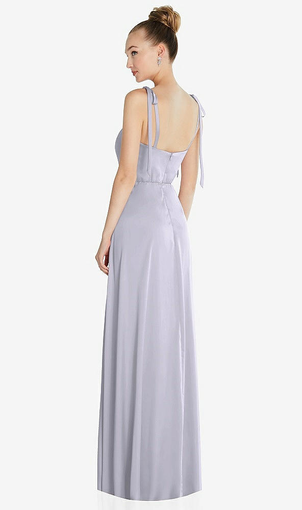 Back View - Silver Dove Tie Shoulder A-Line Maxi Dress