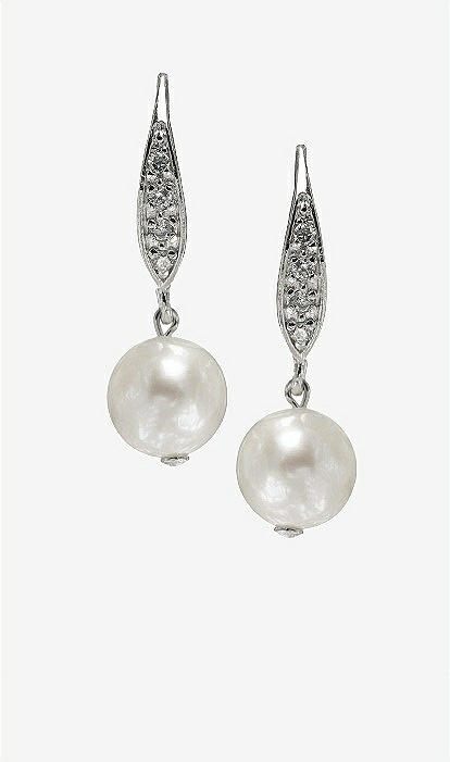 natural pearl drop earrings