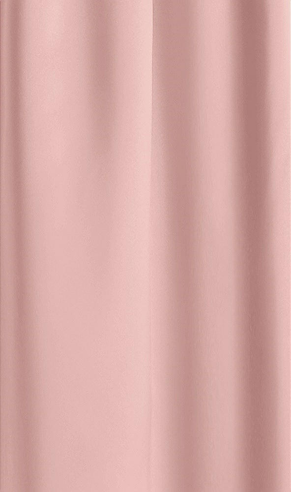 Front View - Rose - PANTONE Rose Quartz Matte Satin Fabric by the Yard