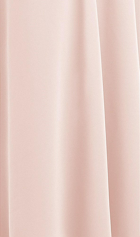 Front View - Blush Sheer Crepe Fabric by the Yard