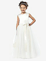 Front View Thumbnail - Ivory Flower Girl Style FL4030