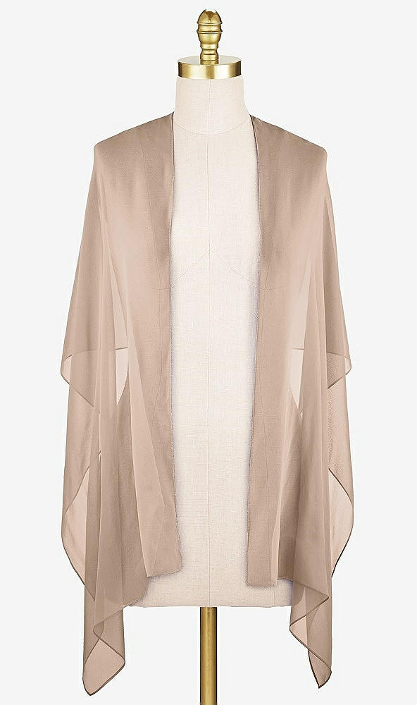 Front View - Topaz Sheer Crepe Stole