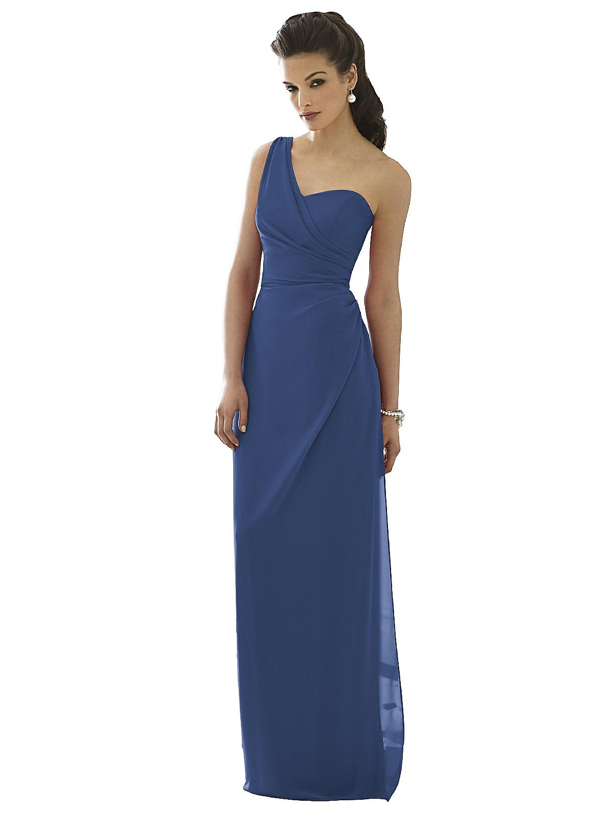 After Six Bridesmaid Dress 6646 In Sailor | The Dessy Group