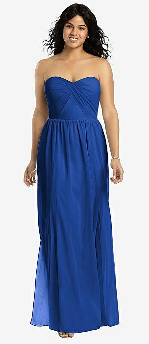 sapphire blue bridesmaid dresses for cheap