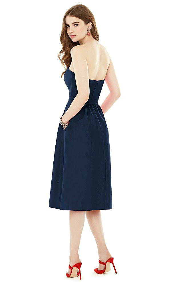 Back View - Midnight Navy Alfred Sung Style D717