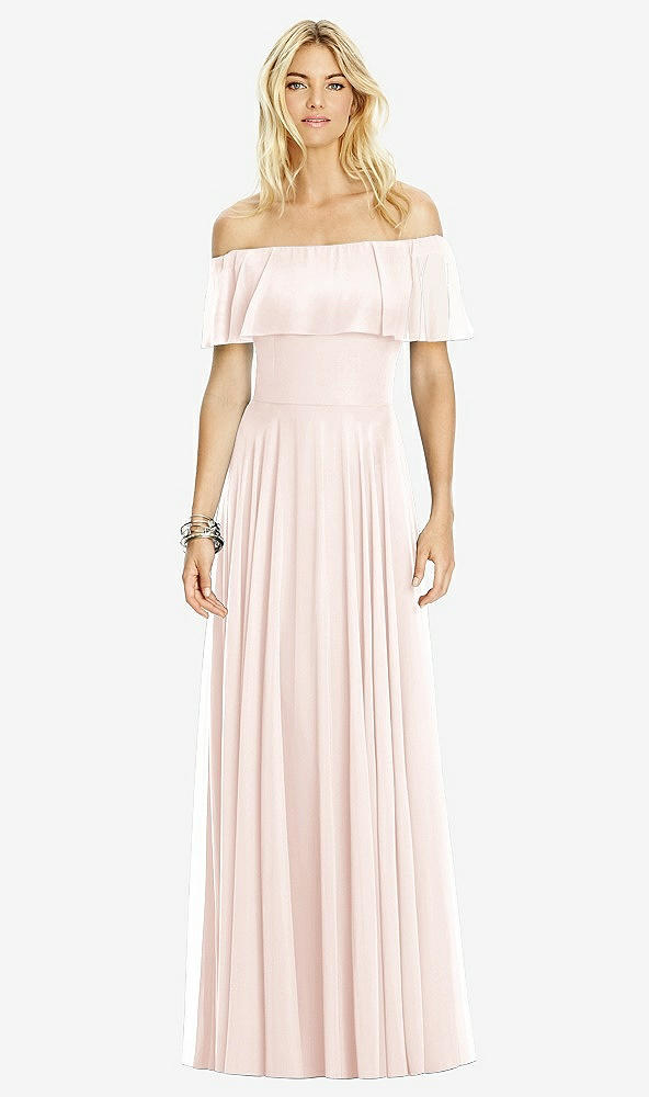 Front View - Blush After Six Bridesmaid Dress 6763