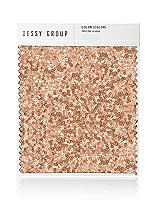Front View Thumbnail - Copper Rose Elle Sequin Fabric Swatch