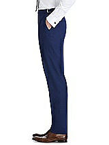 Rear View Thumbnail - New Blue New Blue Slim Suit Pant - The Harrison by After Six