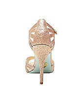Rear View Thumbnail - Champagne Betsey Blue Tee Strappy Heel