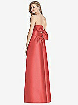 Rear View Thumbnail - Perfect Coral Lela Rose Bridesmaid Dress LR248