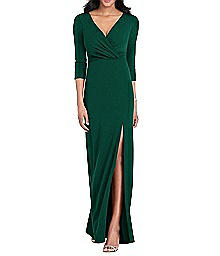 Full Length Stretch Crepe Dress - After Six 6797
