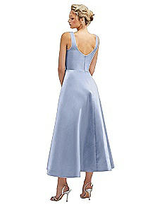 dessy blue bridesmaid dress Midi Feather Dress main image 1