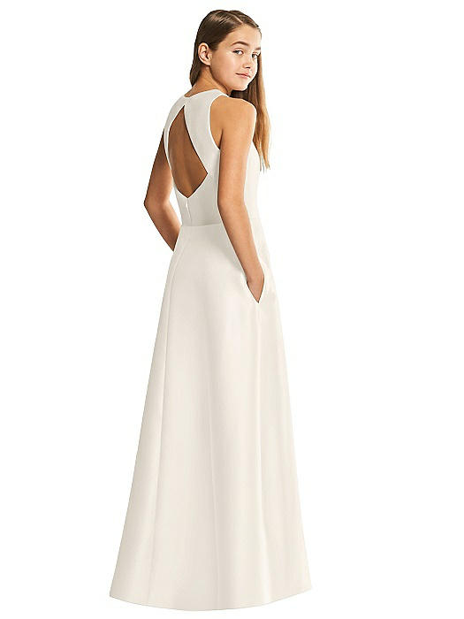 cream junior bridesmaid dresses