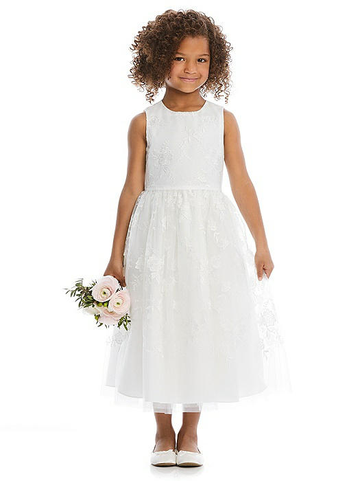 White Flower Girl Dress 