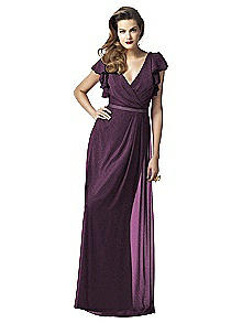 Dessy Shimmer Bridesmaid Dress 2874LS