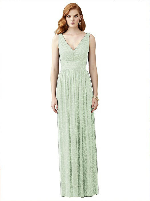 shimmer bridesmaid dress