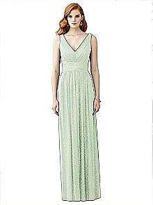 Dessy Shimmer Bridesmaid Dress 2955LS