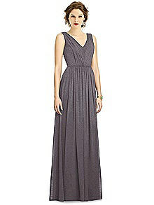 Dessy Shimmer Bridesmaid Dress 3005LS