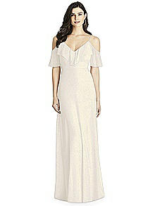 Dessy Shimmer Bridesmaid Dress 3020LS