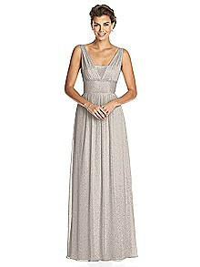 Dessy Shimmer Bridesmaid Dress 3026LS