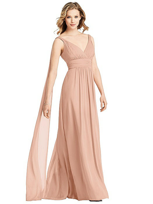jenny packham lux chiffon gown