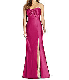 Full Length Sweetheart Neckline Dress - Alfred Sung D762