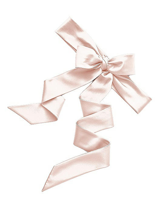 satin flower girl sash with back bow