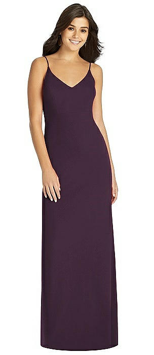 fishtail maxi prom dress