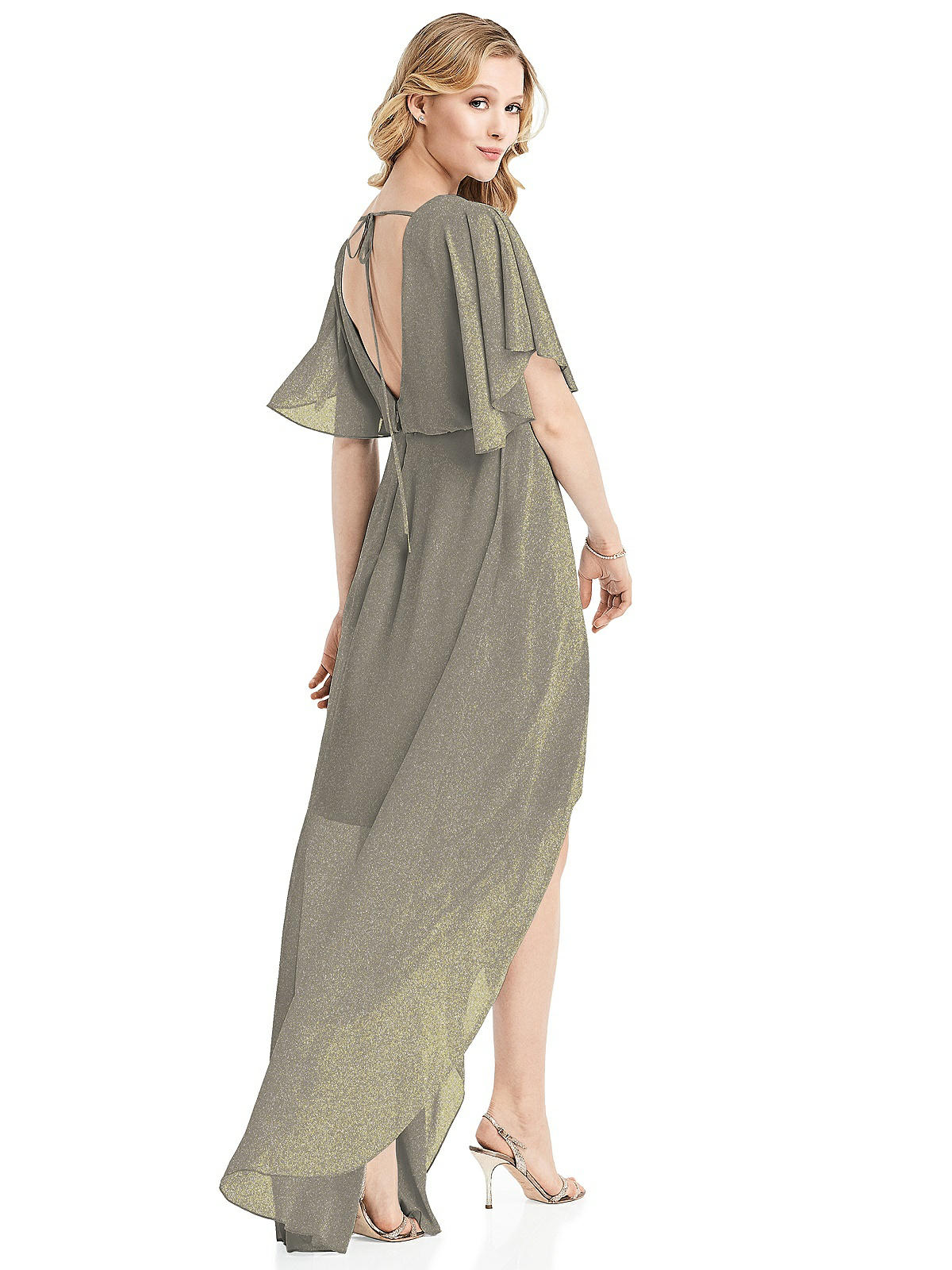 shimmer cocktail dress