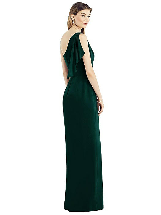 chelsea shoulder tie chiffon dress