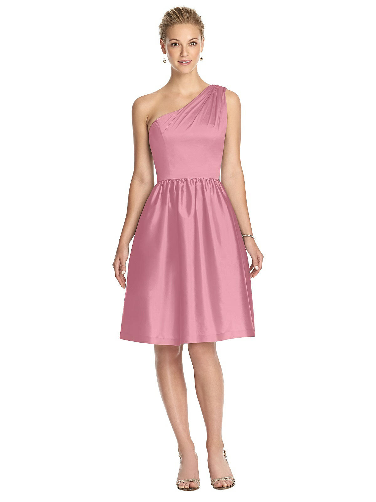 alfred sung one shoulder dress
