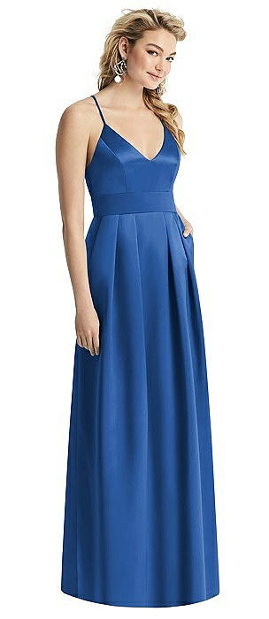 lapis blue bridesmaid dresses