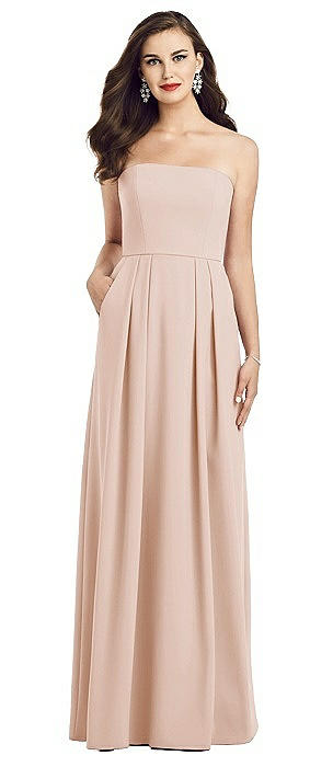 cameo pink bridesmaid dress