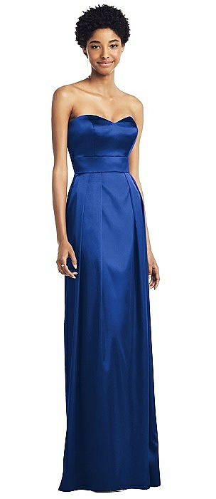 sapphire bridesmaid dress