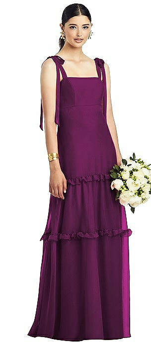 summer berry bridesmaid dresses