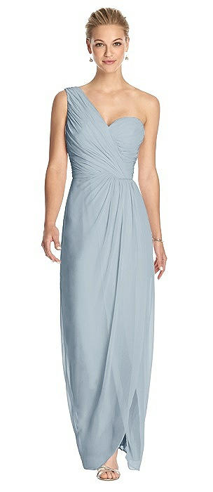 lux off the shoulder chiffon gown