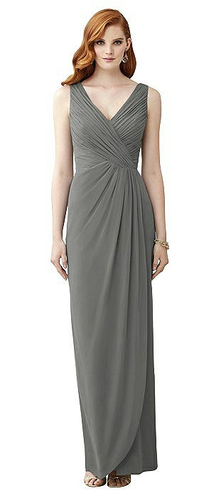 charcoal gray wedding dress