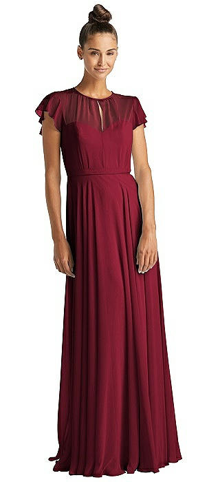 lux chiffon bridesmaid dresses