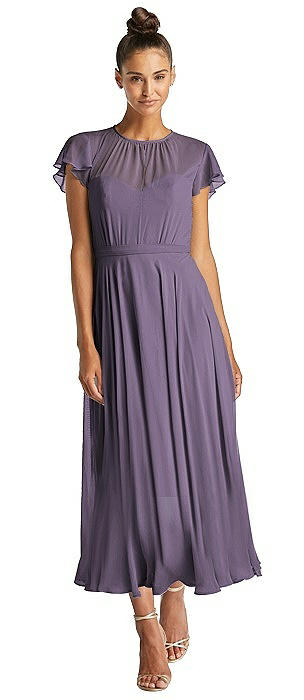 dark lavender bridesmaid dresses
