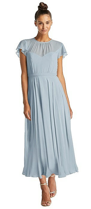lux chiffon bridesmaid dresses