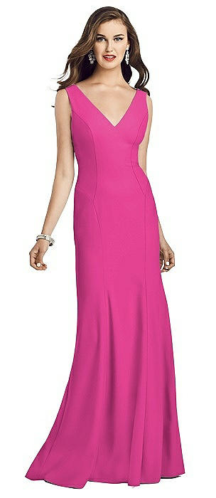 fuchsia gown