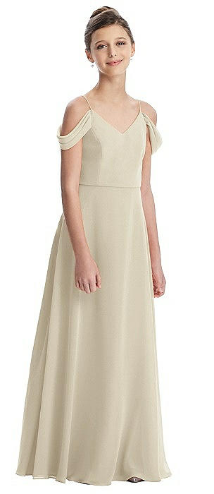 champagne junior dresses