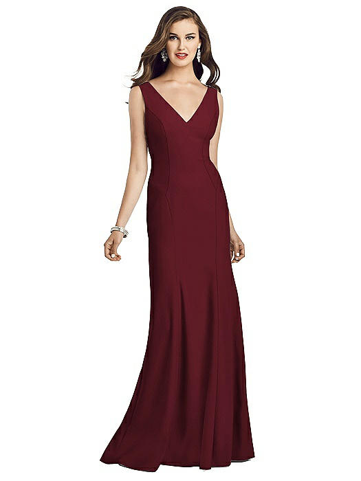 la femme embellished bodice trumpet gown