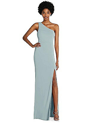 chelsea shoulder tie chiffon dress