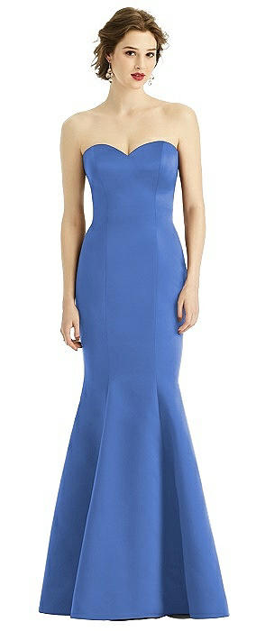 cornflower bridesmaid dress