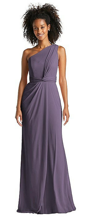 lavender maxi dress with sleeves