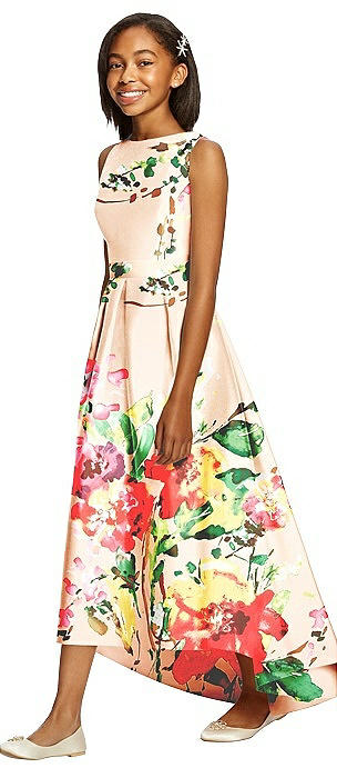 floral junior bridesmaid dresses