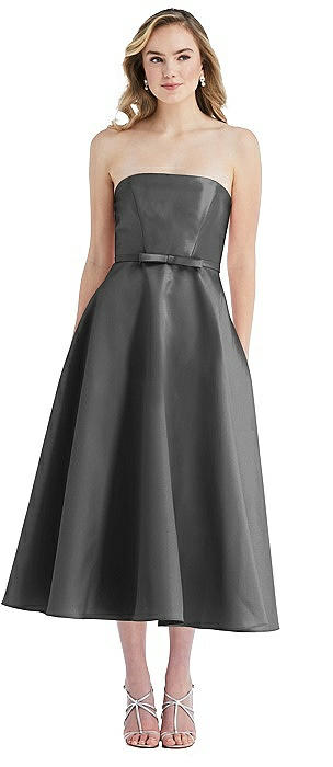 gunmetal grey bridesmaid dresses